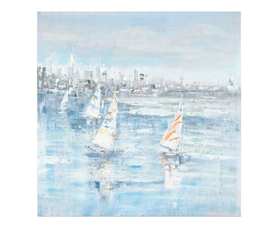 Πίνακας σε καμβά Watery Inart 100x3x100εκ - ΠΙΝΑΚΕΣ στο Milonadakis.gr