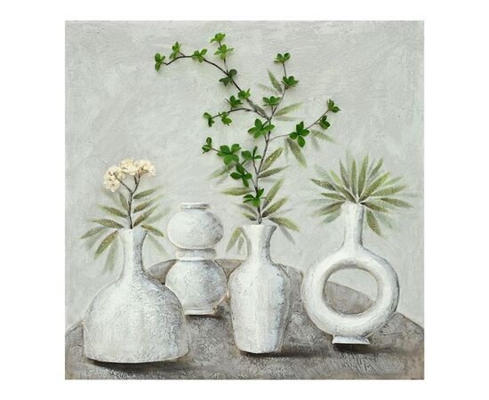 Πίνακας σε καμβά Vase I Inart 100x3x100εκ - ΠΙΝΑΚΕΣ στο Milonadakis.gr