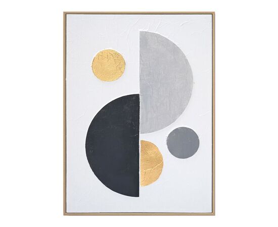 Πίνακας σε καμβά Geometric I Inart 52x4.5x72εκ - ΠΙΝΑΚΕΣ στο Milonadakis.gr