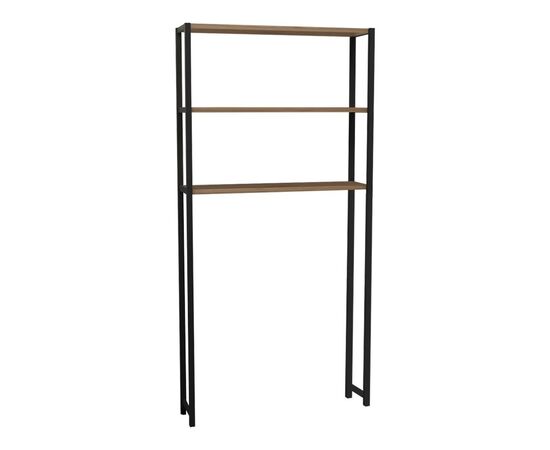 Έπιπλο πλυντηρίου Bothy pakoworld oak-μαύρο μελαμίνης 70x21x150εκ - ΟΡΓΑΝΩΣΗ ΣΠΙΤΙΟΥ στο Milonadakis.gr