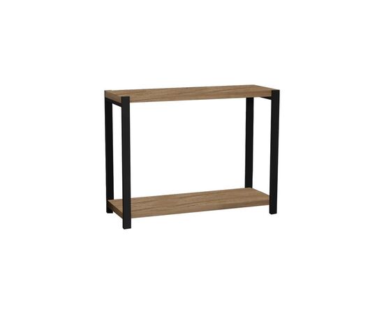 Επιτραπέζια  ραφιέρα Lerf pakoworld oak-μαύρο μελαμίνης 45x17x35εκ - ΟΡΓΑΝΩΣΗ ΣΠΙΤΙΟΥ στο Milonadakis.gr