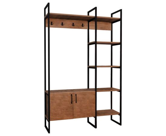 Έπιπλο εισόδου Thoj pakoworld oak μελαμίνης 120x34x180εκ - ΕΠΙΠΛΑ ΕΙΣΟΔΟΥ στο Milonadakis.gr