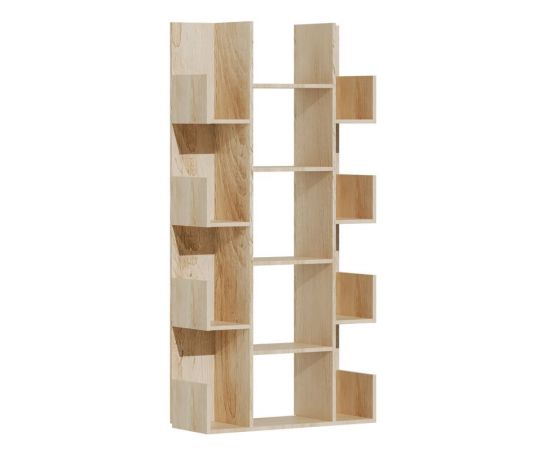 Βιβλιοθήκη Charles pakoworld μελαμίνης φυσικό 90x31x182,5εκ - ΒΙΒΛΙΟΘΗΚΕΣ στο Milonadakis.gr