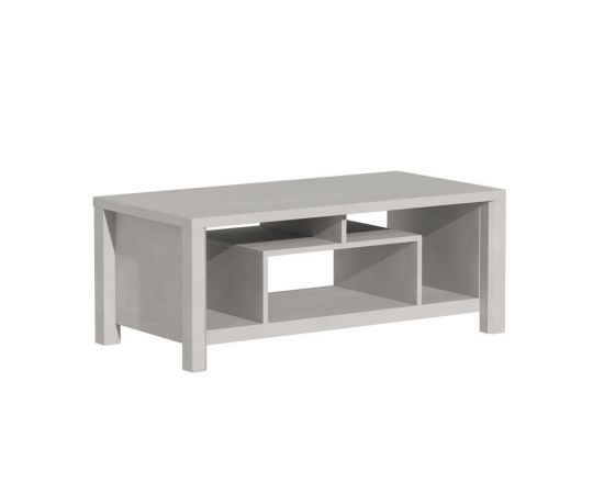 Τραπέζι σαλονιού Tracy pakoworld λευκό-γκρι 120x60x48.5εκ - ΤΡΑΠΕΖΑΚΙΑ ΣΑΛΟΝΙΟΥ στο Milonadakis.gr