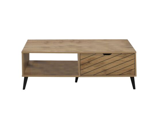 Τραπέζι σαλονιού Thelma pakoworld sonoma μελαμίνης 120x60x41.6εκ - ΤΡΑΠΕΖΑΚΙΑ ΣΑΛΟΝΙΟΥ στο Milonadakis.gr