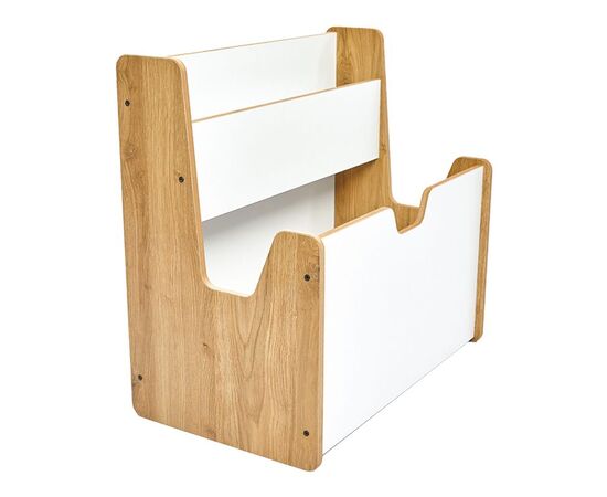 Ραφιέρα Crane pakoworld φυσικό-λευκό mdf 57x34x55εκ - ΟΡΓΑΝΩΣΗ ΣΠΙΤΙΟΥ στο Milonadakis.gr