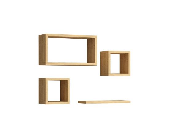 Ραφιέρα Babine pakoworld μελαμίνη σε oak απόχρωση 84x15x44εκ - ΟΡΓΑΝΩΣΗ ΣΠΙΤΙΟΥ στο Milonadakis.gr