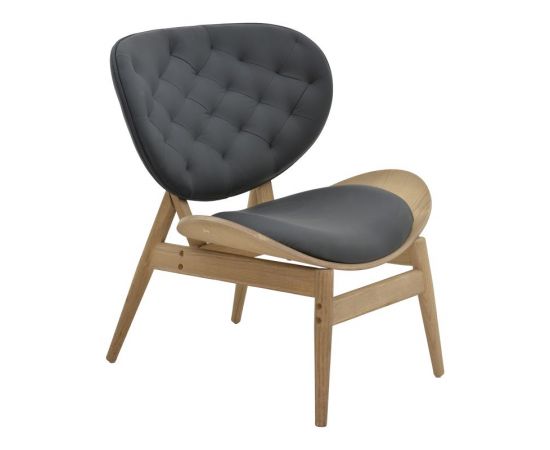 Πολυθρόνα relax Udalle pakoworld μασίφ ξύλο καρυδί-PU μάυρο 77x70x82εκ - ΚΑΡΕΚΛΕΣ - ΠΟΛΥΘΡΟΝΕΣ ΕΣ. στο Milonadakis.gr