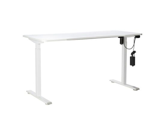Γραφείο ηλεκτρικό Jingui pakoworld λευκό 140x60x72-117εκ - ΓΡΑΦΕΙΑ στο Milonadakis.gr