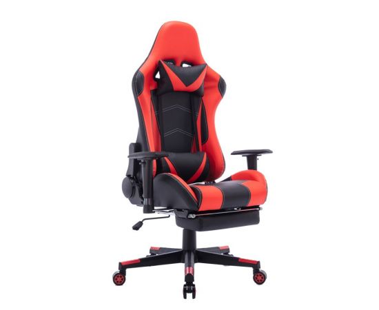 Καρέκλα γραφείου gaming Zeldo pakoworld pu μαύρο-κόκκινο 66x56x135εκ - ΚΑΡΕΚΛΕΣ ΓΡΑΦΕΙΟΥ στο Milonadakis.gr