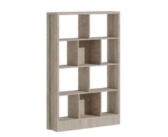 Βιβλιοθήκη Dividre pakoworld sonoma oak μελαμίνης 120x30x181εκ - ΒΙΒΛΙΟΘΗΚΕΣ στο Milonadakis.gr