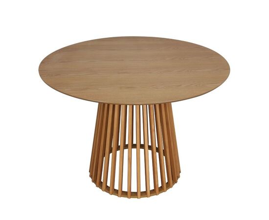 Τραπέζι Domonic pakoworld φυσικό Φ120x75εκ - ΤΡΑΠΕΖΙΑ ΚΟΥΖΙΝΑΣ στο Milonadakis.gr