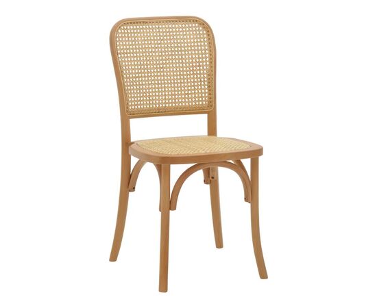 Καρέκλα Kalliope pakoworld φυσικό ξύλο οξιάς-φυσικό rattan 45x50x89εκ - ΚΑΡΕΚΛΕΣ - ΠΟΛΥΘΡΟΝΕΣ ΕΣ. στο Milonadakis.gr