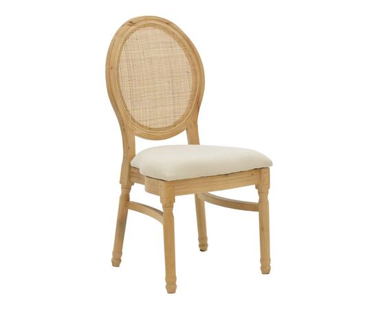 Καρέκλα Canco pakoworld φυσικό rubberwood-φυσικό rattan 50x55x98εκ - ΚΑΡΕΚΛΕΣ - ΠΟΛΥΘΡΟΝΕΣ ΕΣ. στο Milonadakis.gr