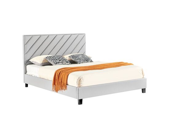 Κρεβάτι διπλό Franky pakoworld pu ανθρακί 160x200εκ - ΚΡΕΒΑΤΙΑ στο Milonadakis.gr