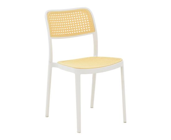 Καρέκλα Westley pakoworld pp φυσικό-λευκό  55x47x81εκ - ΚΑΡΕΚΛΕΣ - ΠΟΛΥΘΡΟΝΕΣ στο Milonadakis.gr