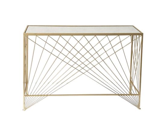 Κονσόλα Gioni Inart χρυσό μέταλλο 110x30x75εκ - ΣΥΡΤΑΡΙΕΡΕΣ - ΤΟΥΑΛΕΤΕΣ στο Milonadakis.gr