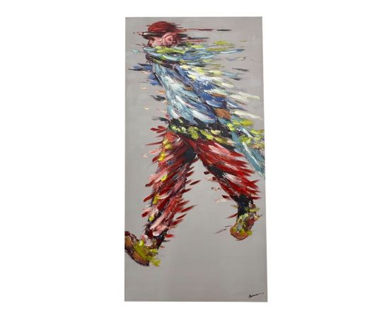 Πίνακας σε καμβά Walking Inart 70x3x140εκ - ΠΙΝΑΚΕΣ στο Milonadakis.gr