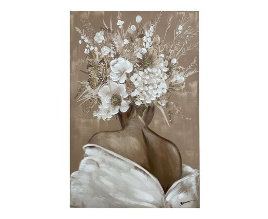 Πίνακας σε καμβά Weddy I Inart 80x3x120εκ - ΠΙΝΑΚΕΣ στο Milonadakis.gr