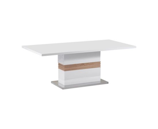 Τραπέζι Zoekrin Inart λευκό mdf 200x100x76εκ - ΤΡΑΠΕΖΙΑ ΚΟΥΖΙΝΑΣ στο Milonadakis.gr