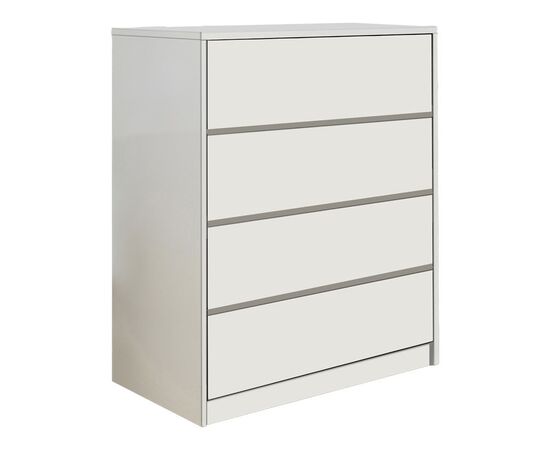Συρταριέρα Kuanger pakoworld mdf σε λευκή απόχρωση 80x40x80εκ - ΣΥΡΤΑΡΙΕΡΕΣ - ΤΟΥΑΛΕΤΕΣ στο Milonadakis.gr
