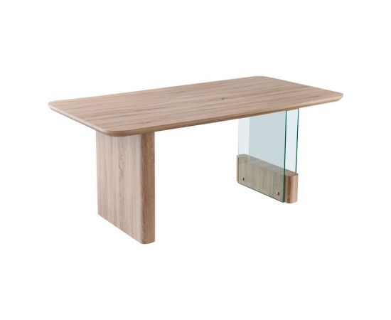 Tραπέζι Faghan pakoworld καφέ mdf 180x90x76εκ - ΤΡΑΠΕΖΙΑ ΚΟΥΖΙΝΑΣ στο Milonadakis.gr