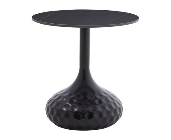 Βοηθητικό τραπέζι Fabron Inart μαύρο sintered stone Φ50x52εκ - ΒΟΗΘΗΤΙΚΑ ΤΡΑΠΕΖΑΚΙΑ στο Milonadakis.gr