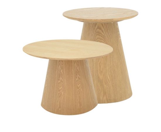 Βοηθητικά τραπέζια Kayano pakoworld σετ 2 τεμ mdf σε φυσική απόχρωση - ΒΟΗΘΗΤΙΚΑ ΤΡΑΠΕΖΑΚΙΑ στο Milonadakis.gr
