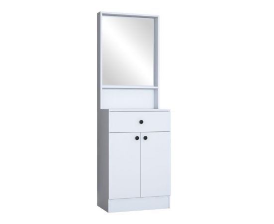 Έπιπλο εισόδου Rockder pakoworld λευκό μελαμίνης 60x35.5x182.8εκ - ΕΠΙΠΛΑ ΕΙΣΟΔΟΥ στο Milonadakis.gr