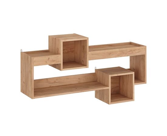 Ραφιέρα τοίχου Shellie pakoworld μελαμίνης σε oak απόχρωση 120x28x65εκ - ΡΑΦΙΑ ΤΟΙΧΟΥ στο Milonadakis.gr