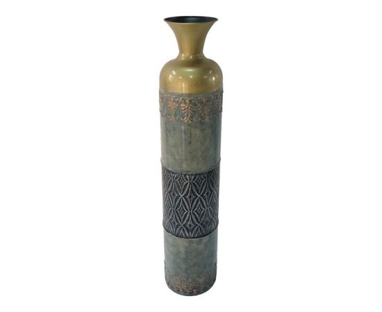 Διακοσμητικό βάζο Ancian Inart μέταλλο πολύχρωμο Φ15.9x77.5εκ - ΑΝΤΙΚΕΙΜΕΝΑ στο Milonadakis.gr