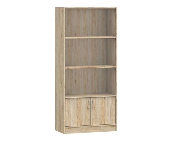 Βιβλιοθήκη Burcy pakoworld oak 80x40x177εκ - ΒΙΒΛΙΟΘΗΚΕΣ στο Milonadakis.gr