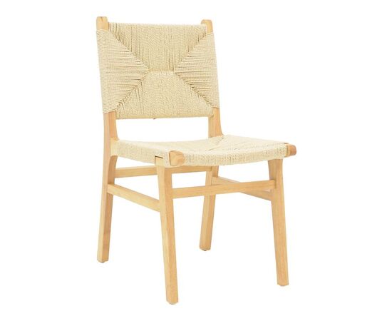 Καρέκλα Arten pakoworld σχοινί-rubberwood σε φυσική απόχρωση 60x55x85εκ - ΚΑΡΕΚΛΕΣ - ΠΟΛΥΘΡΟΝΕΣ ΕΣ. στο Milonadakis.gr