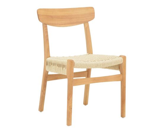 Καρέκλα Eaprine pakoworld φυσικό σχοινί-rubberwood 49x53x77εκ - ΚΑΡΕΚΛΕΣ - ΠΟΛΥΘΡΟΝΕΣ ΕΣ. στο Milonadakis.gr