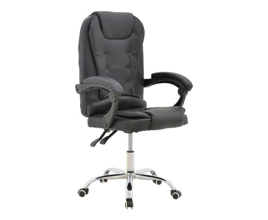 Καρέκλα γραφείου διευθυντή Kardi pakoworld μαύρο pu 66x64x117εκ - ΚΑΡΕΚΛΕΣ ΓΡΑΦΕΙΟΥ στο Milonadakis.gr