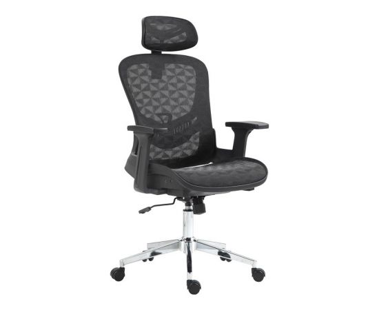 Καρέκλα γραφείου εργασίας Mergi pakoworld μαύρο mesh 62x63x120εκ - ΚΑΡΕΚΛΕΣ ΓΡΑΦΕΙΟΥ στο Milonadakis.gr