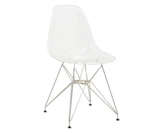 Καρέκλα Adelle pakoworld PP διάφανο-inox πόδι 46x55x81εκ - ΚΑΡΕΚΛΕΣ - ΠΟΛΥΘΡΟΝΕΣ ΕΣ. στο Milonadakis.gr