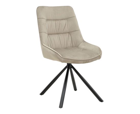 Καρέκλα Wori pakoworld μπεζ βελούδο-πόδι μαύρο μέταλλο 48x56x82εκ - ΚΑΡΕΚΛΕΣ - ΠΟΛΥΘΡΟΝΕΣ ΕΣ. στο Milonadakis.gr
