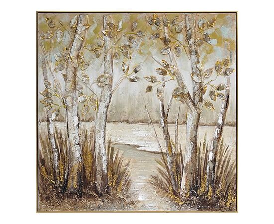 Πίνακας σε καμβά Leambre I Inart 102x4.5x102εκ - ΠΙΝΑΚΕΣ στο Milonadakis.gr