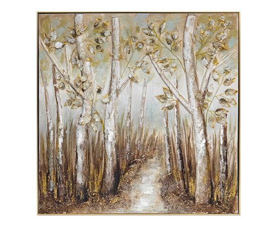 Πίνακας σε καμβά Leambre II Inart 102x4.5x102εκ - ΠΙΝΑΚΕΣ στο Milonadakis.gr
