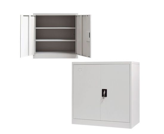 Ντουλάπι Armon pakoworld ανοιχτό γκρι αλουμίνιο 90x45x90εκ - ΟΡΓΑΝΩΣΗ ΣΠΙΤΙΟΥ στο Milonadakis.gr
