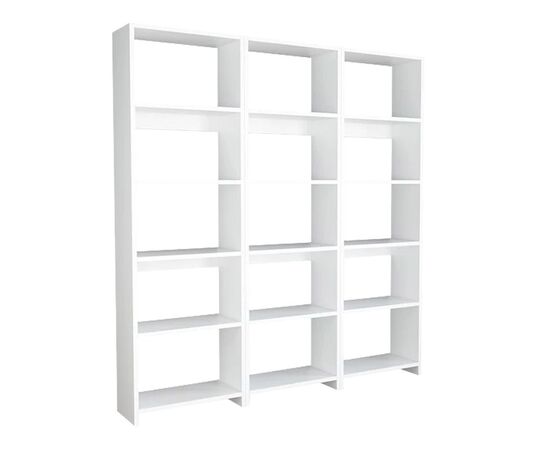 Βιβλιοθήκη Rabuku pakoworld σε λευκή απόχρωση 146x22x123εκ - ΒΙΒΛΙΟΘΗΚΕΣ στο Milonadakis.gr