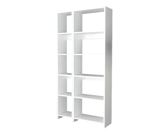Βιβλιοθήκη Alkathi pakoworld σε λευκή απόχρωση 77x22x160εκ - ΒΙΒΛΙΟΘΗΚΕΣ στο Milonadakis.gr
