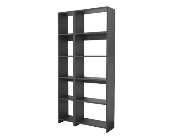 Βιβλιοθήκη Alkathi pakoworld σε ανθρακί απόχρωση 77x22x160εκ - ΒΙΒΛΙΟΘΗΚΕΣ στο Milonadakis.gr