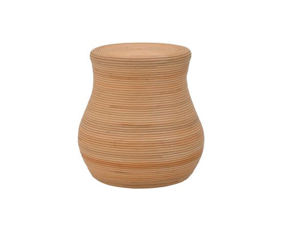 Σκαμπό Bulaten Inart rattan σε φυσική απόχρωση Φ45x45εκ - ΠΟΥΦ - ΣΚΑΜΠΟ - ΜΠΑΟΥΛΟ στο Milonadakis.gr