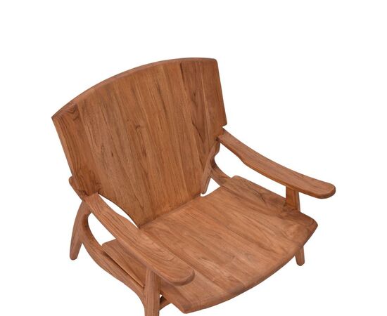 Πολυθρόνα Brazin pakoworld φυσικό teak ξύλο 72x71x77εκ - ΚΑΡΕΚΛΕΣ - ΠΟΛΥΘΡΟΝΕΣ στο Milonadakis.gr