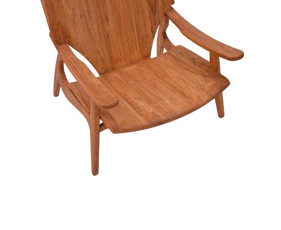 Πολυθρόνα Brazin pakoworld φυσικό teak ξύλο 72x71x77εκ - ΚΑΡΕΚΛΕΣ - ΠΟΛΥΘΡΟΝΕΣ στο Milonadakis.gr