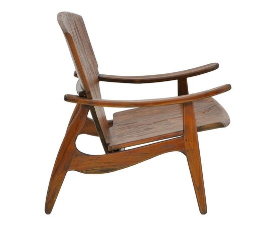 Πολυθρόνα Brazin pakoworld καρυδί teak ξύλο 72x71x77εκ - ΚΑΡΕΚΛΕΣ - ΠΟΛΥΘΡΟΝΕΣ στο Milonadakis.gr