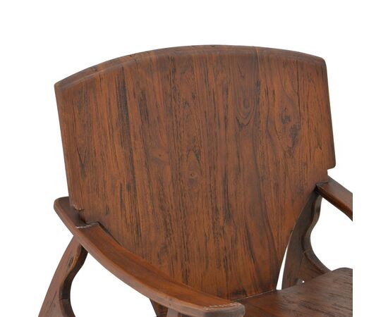 Πολυθρόνα Brazin pakoworld καρυδί teak ξύλο 72x71x77εκ - ΚΑΡΕΚΛΕΣ - ΠΟΛΥΘΡΟΝΕΣ στο Milonadakis.gr