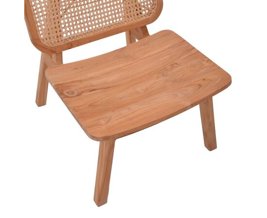 Καρέκλα Viborg pakoworld φυσικό teak ξύλο-φυσικό rattan 60x75x87εκ - ΚΑΡΕΚΛΕΣ - ΠΟΛΥΘΡΟΝΕΣ στο Milonadakis.gr